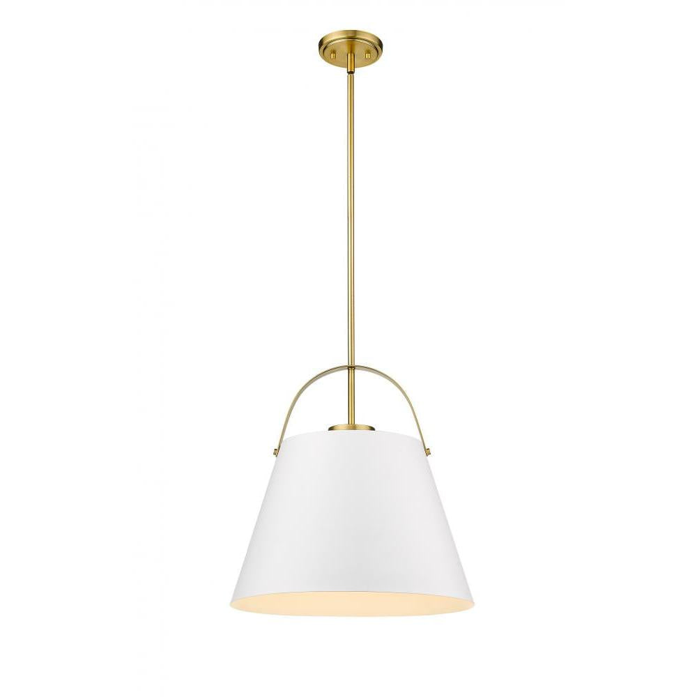 1 Light Pendant-Matte White