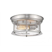 2 Light Flush Mount Light-Clear Seedy