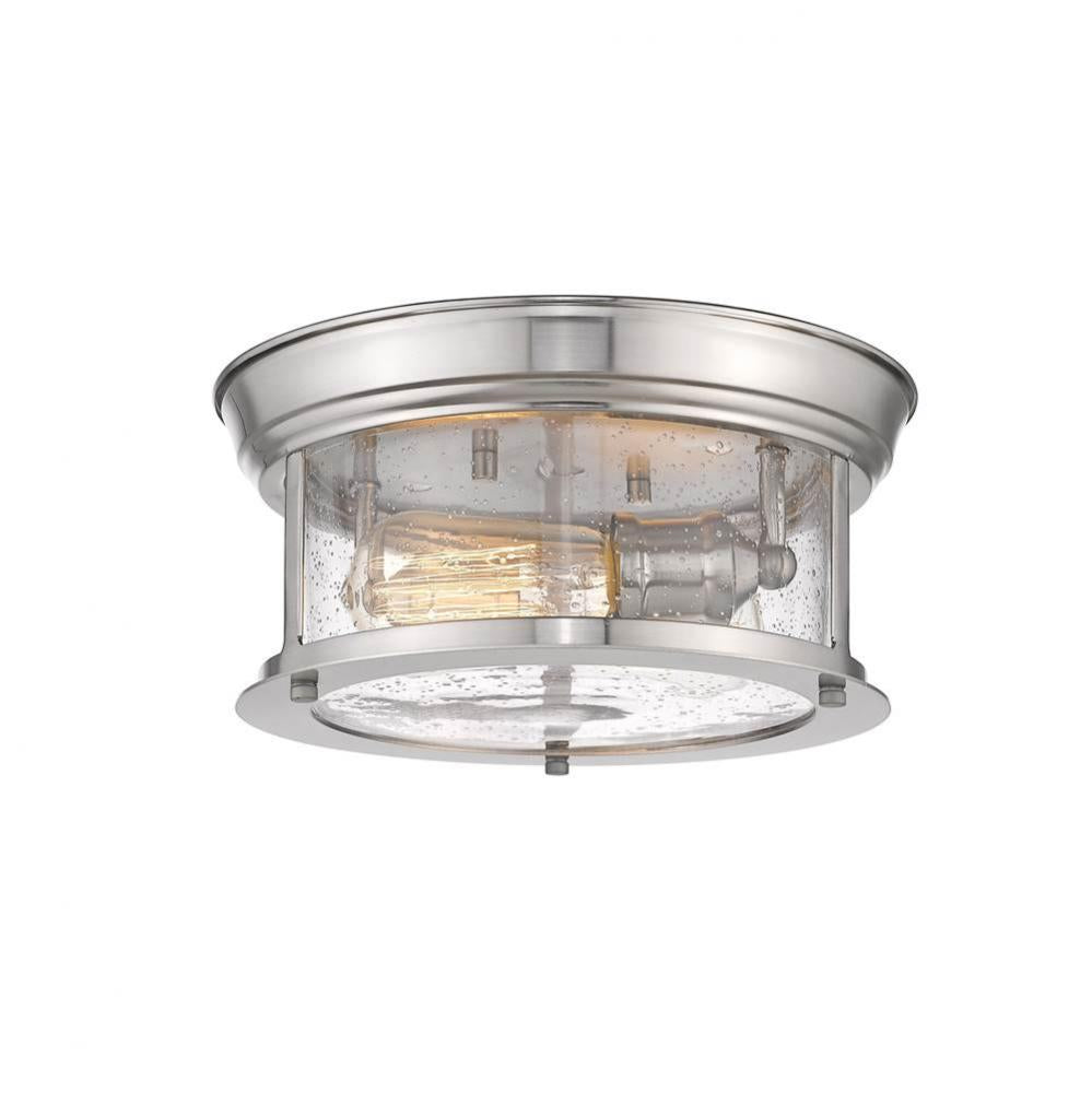 Z-Lite Lighting NICKEL TONES 727F10-BN Flush Mount - Nickel