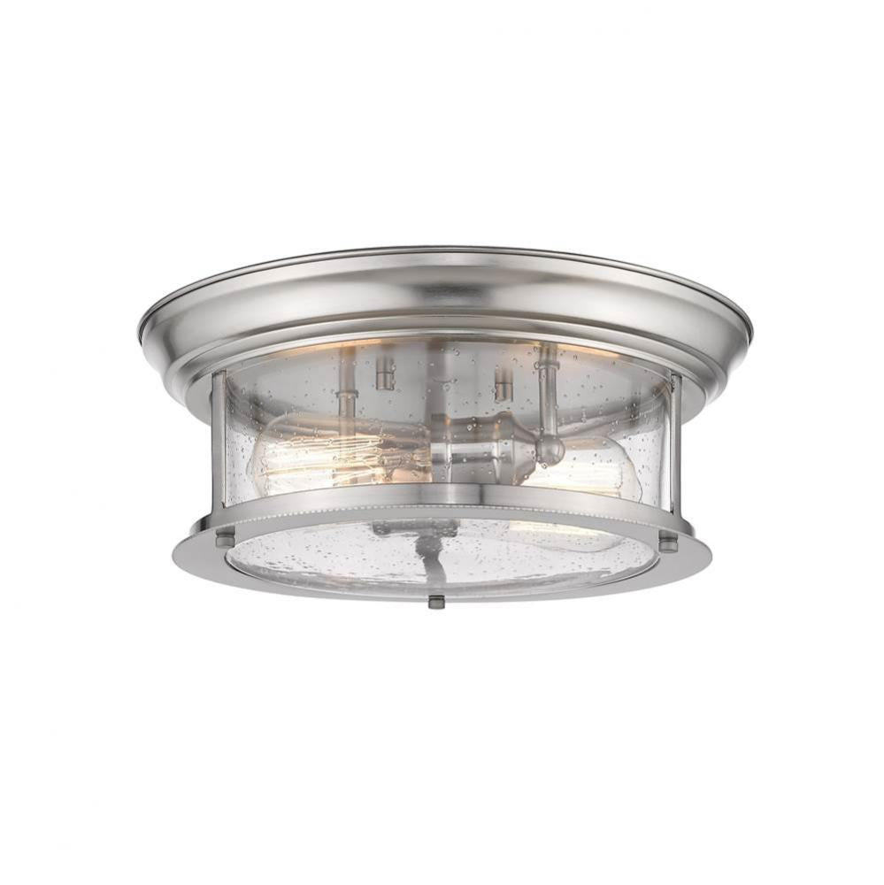 Z-Lite Lighting NICKEL TONES 727F13-BN Flush Mount - Nickel