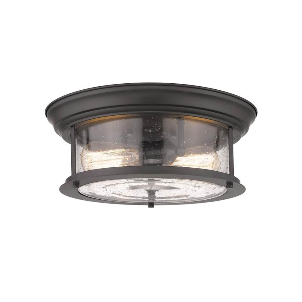 Z-Lite Lighting BROWN 727F13-BRZ Flush Mount - Bronze