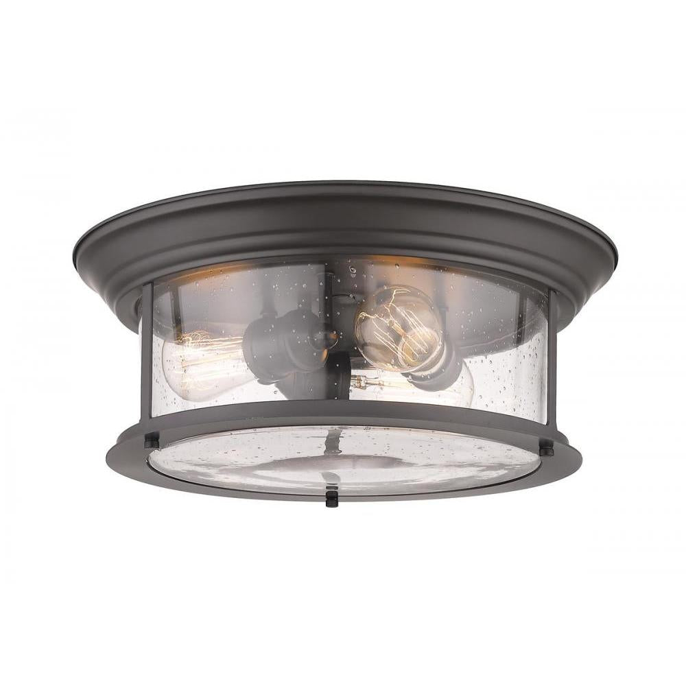 3 Light Flush Mount Light-Clear Seedy