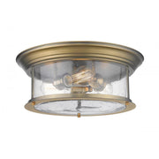 3 Light Flush Mount Light-Clear Seedy
