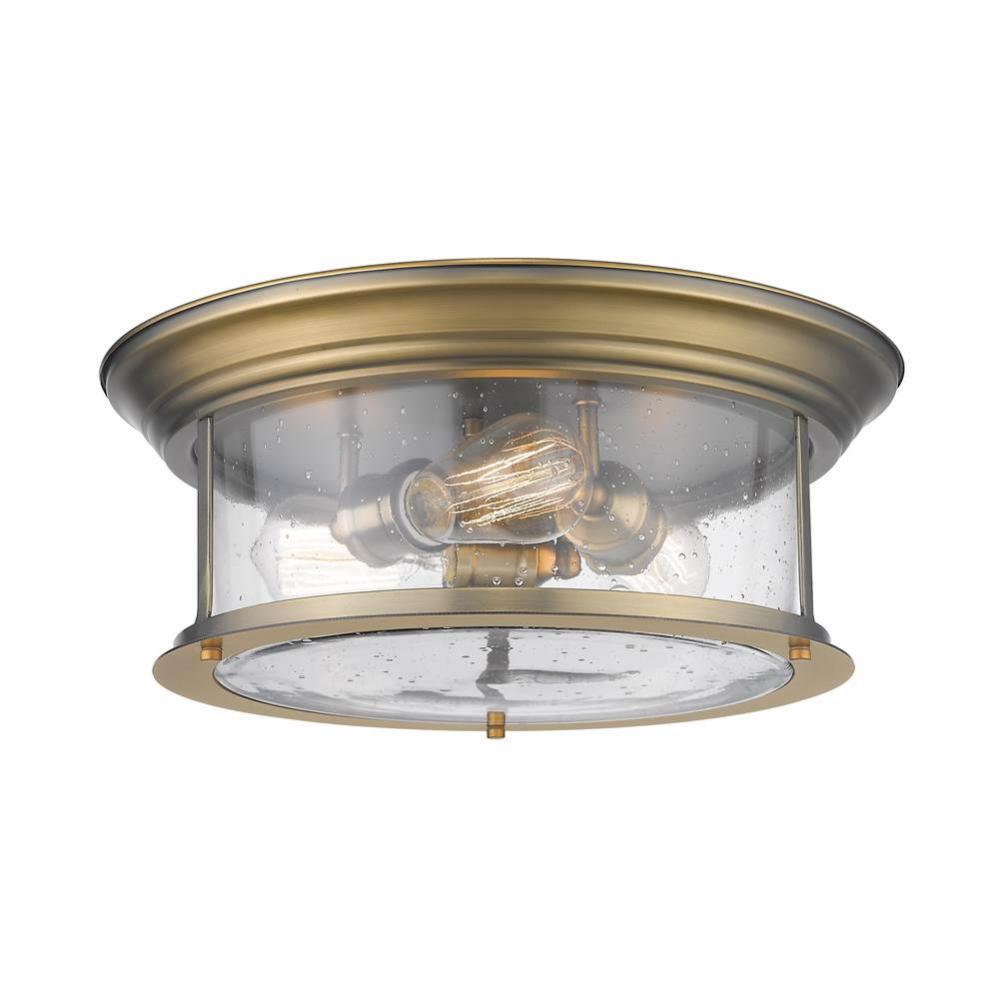 Z-Lite Lighting BRASS TONES 727F16-HBR Flush Mount - Brass