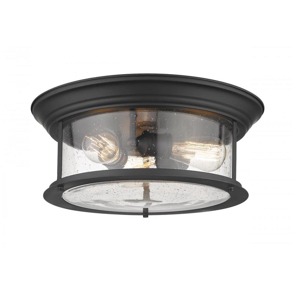 3 Light Flush Mount Light-Clear Seedy