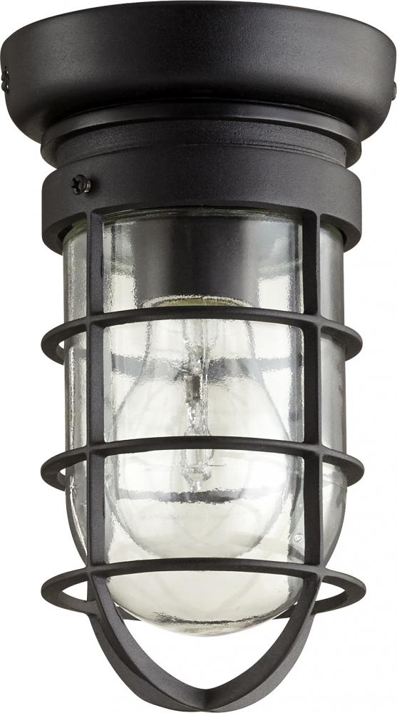 Quorum Lighting BOWERY 7282-69 Flush Mount Industrial - Textured Black