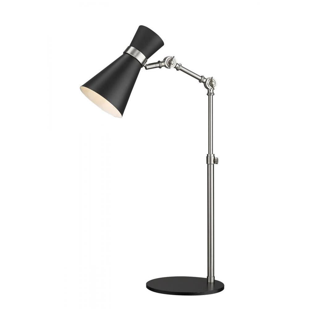 1 Light Table Lamp-Matte Black