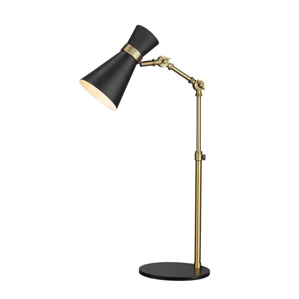 1 Light Table Lamp-Matte Black