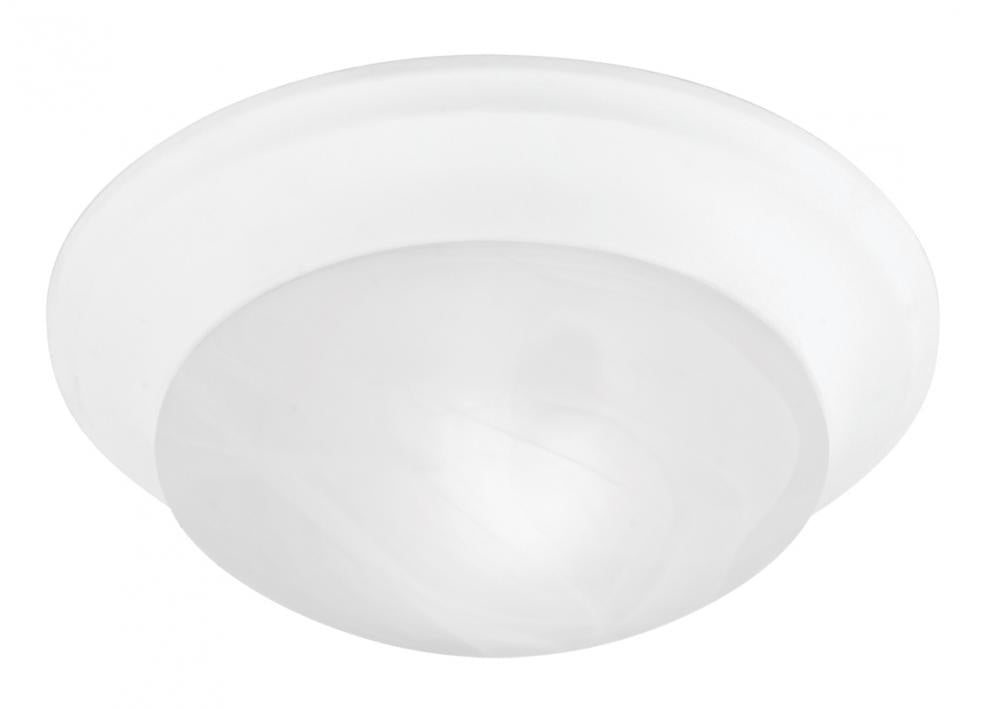 Livex Lighting OMEGA 7302-03 Flush Mount Traditional - White