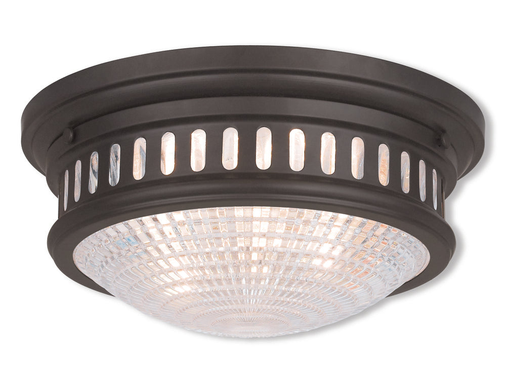 Livex Lighting BERWICK 73052-07 Flush Mount Transitional - Bronze