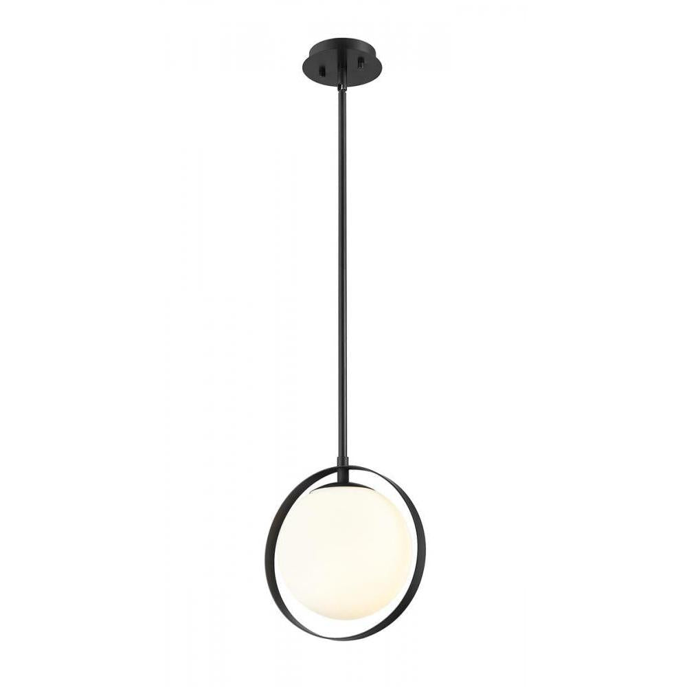1 Light Pendant-Matte Opal