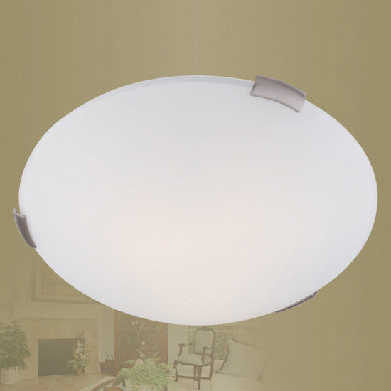 Livex Lighting ARIEL 7325-91 Flush Mount Contemporary - Nickel