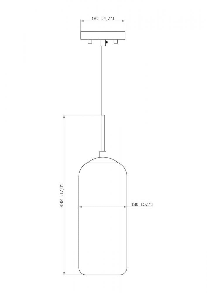 Z-Lite Lighting 732P17-BN Pendant Americana - Nickel