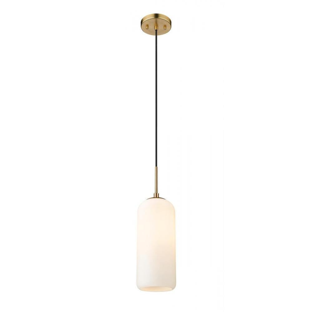 1 Light Pendant-Matte Opal