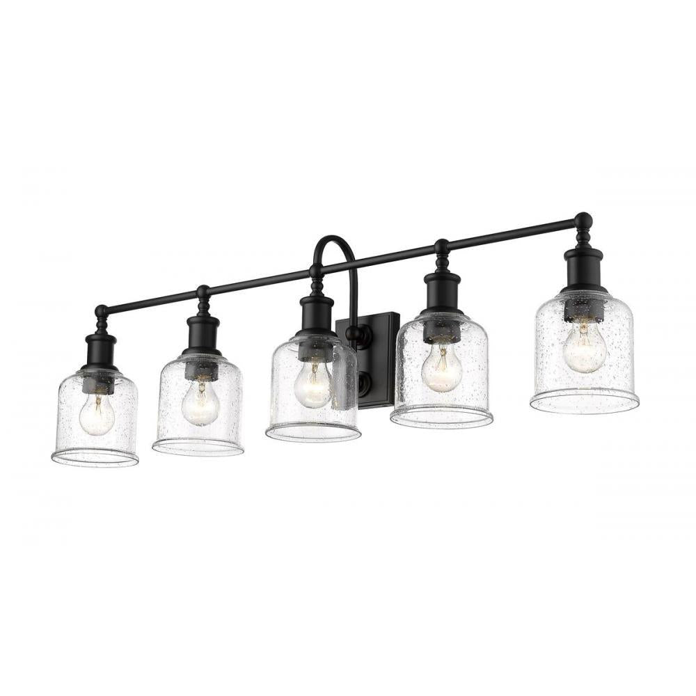 5 Light Vanity-Clear Seedy