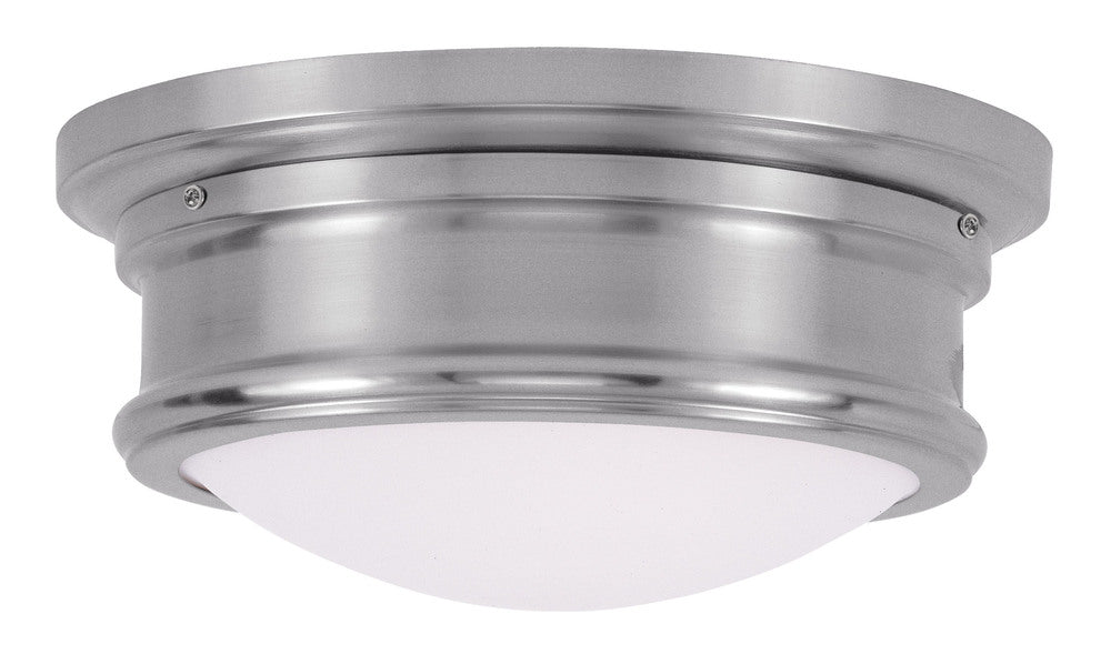 Livex Lighting ASTOR 7341-91 Flush Mount Transitional - Nickel