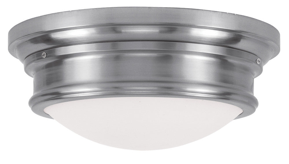 Livex Lighting ASTOR 7343-91 Flush Mount Transitional - Brushed Nickel