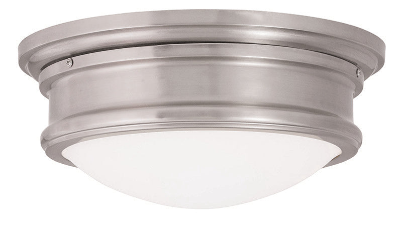 Livex Lighting ASTOR 73442-91 Flush Mount Traditional - Brushed Nickel