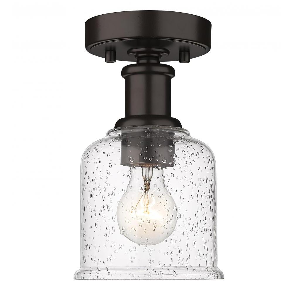 1 Light Flush Mount Light-Clear Seedy