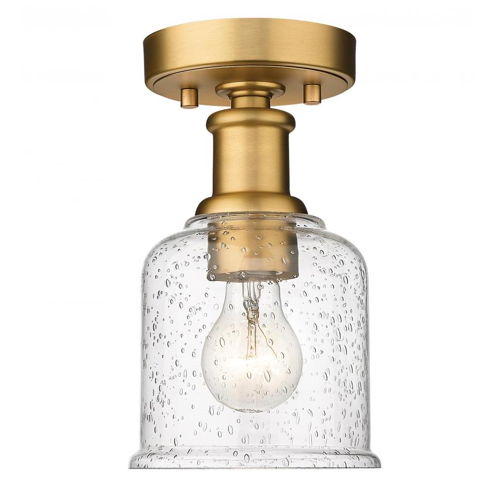 1 Light Flush Mount Light-Clear Seedy