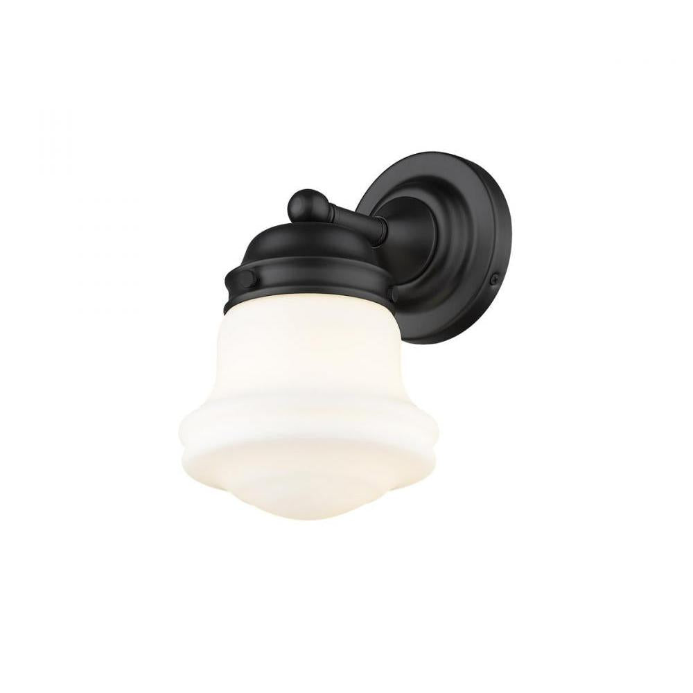 1 Light Wall Sconce-Matte Opal