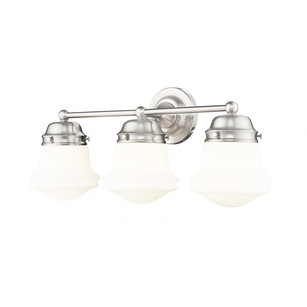 3 Light Vanity-Matte Opal