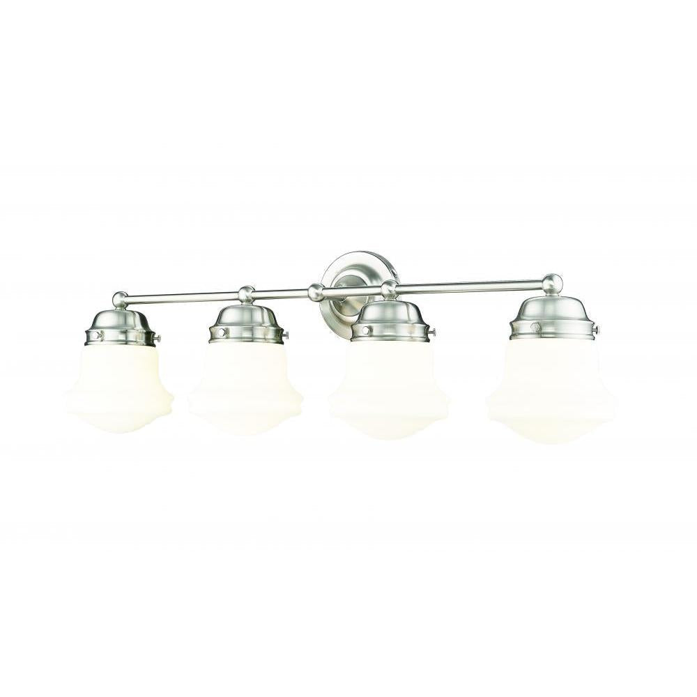 4 Light Vanity-Matte Opal