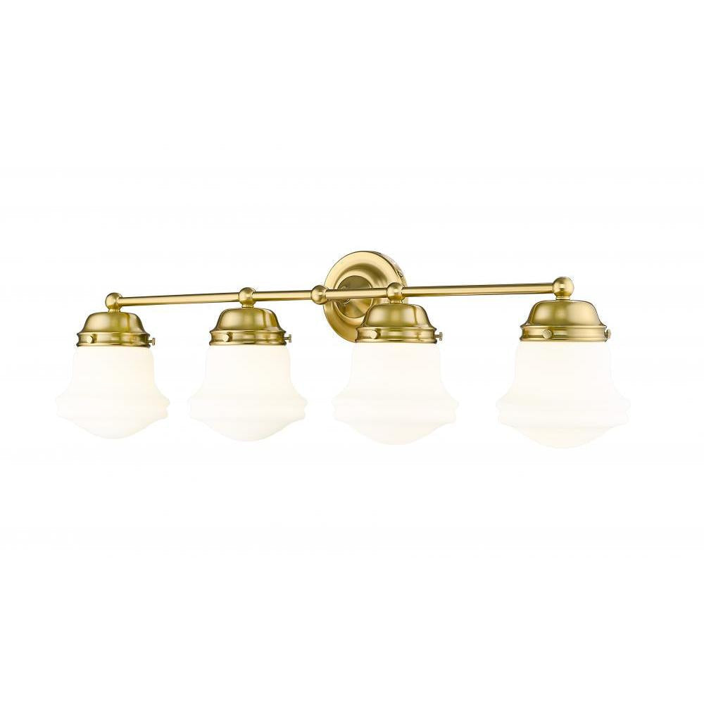 4 Light Vanity-Matte Opal