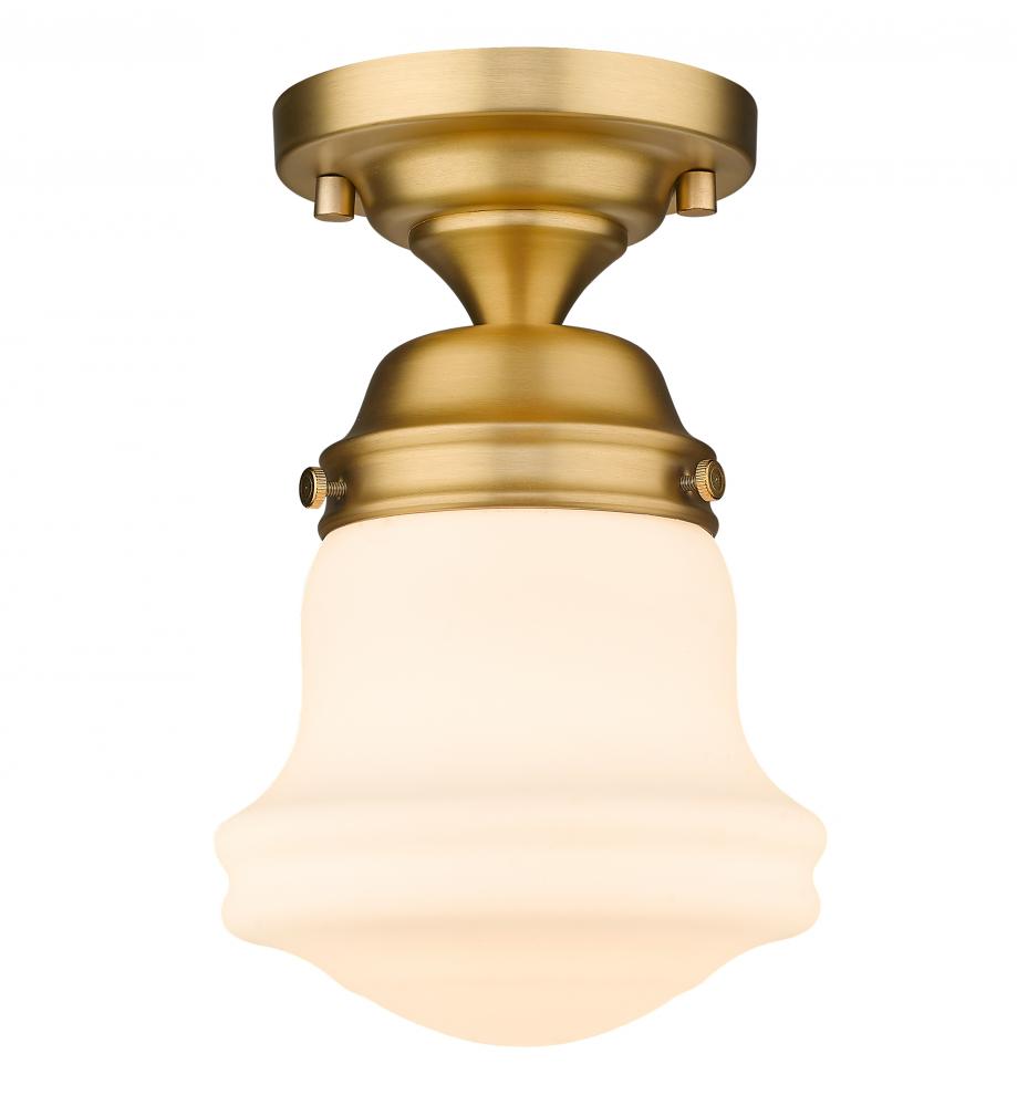 Z-Lite Lighting 735F1-HBR Flush Mount Americana - Brass