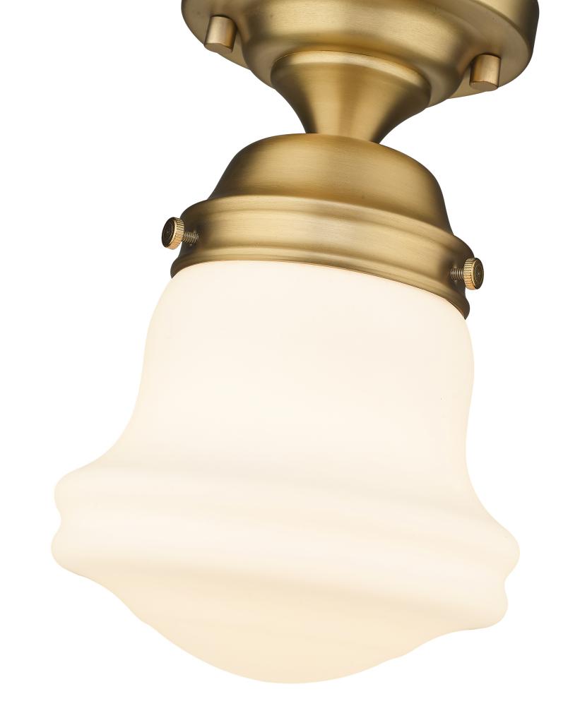 Z-Lite Lighting 735F1-HBR Flush Mount Americana - Brass