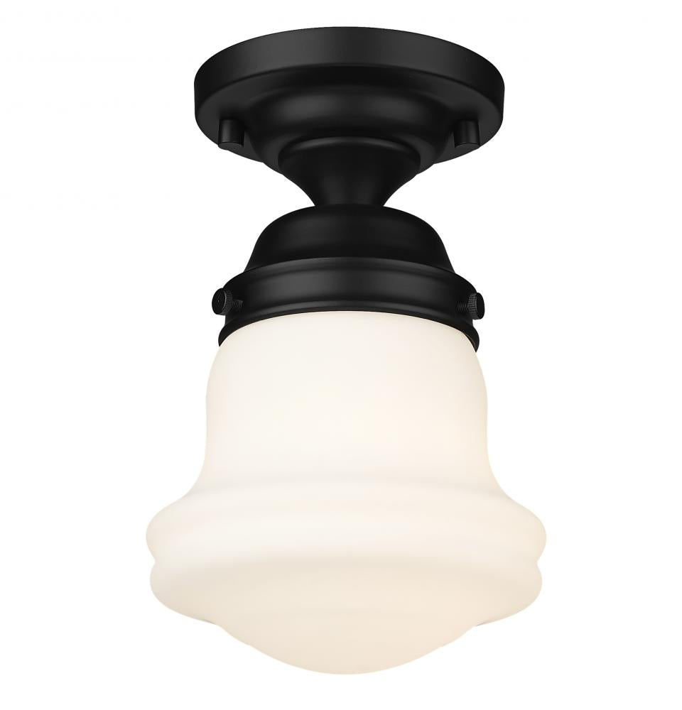 Z-Lite Lighting 735F1-MB Flush Mount Americana - Black