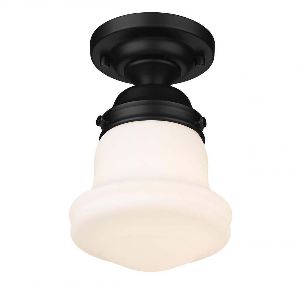 Z-Lite Lighting 735F1-MB Flush Mount Americana - Black