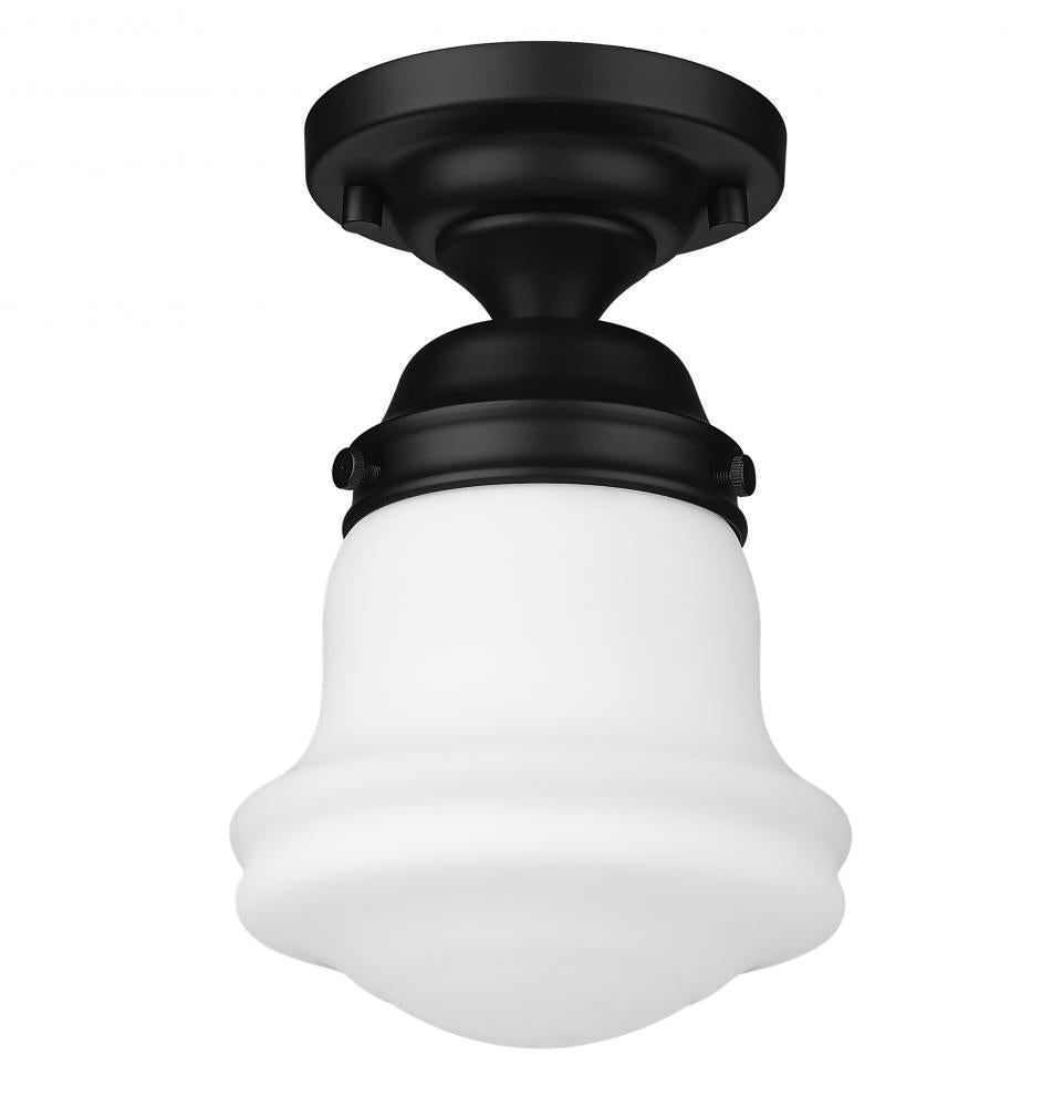 Z-Lite Lighting 735F1-MB Flush Mount Americana - Black