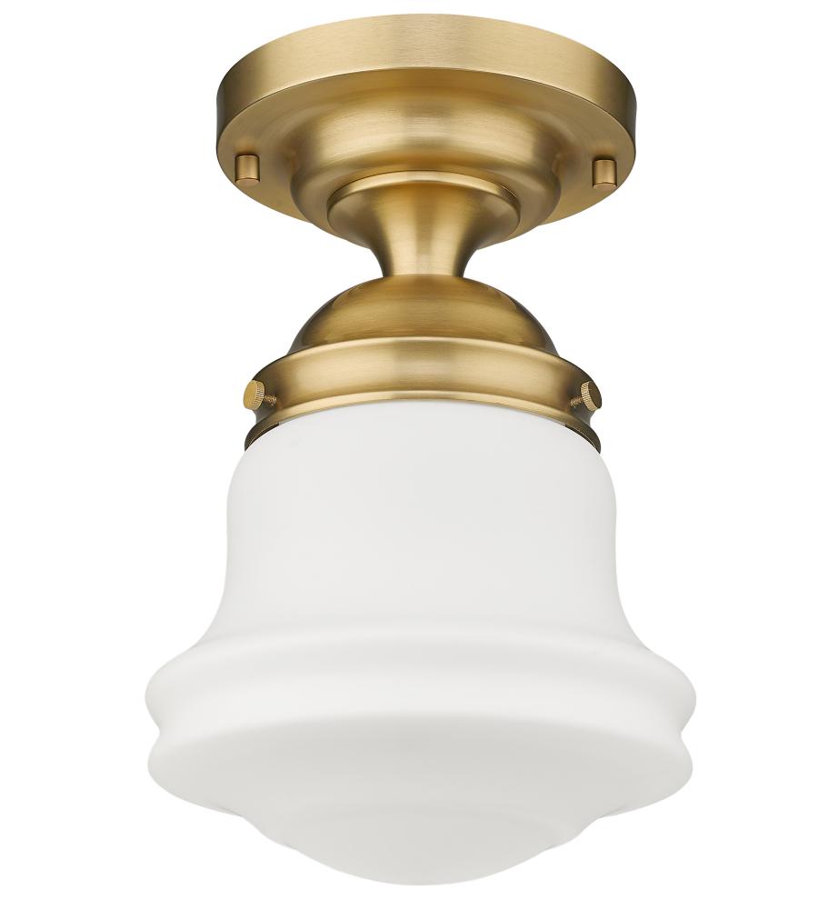 Z-Lite Lighting 735F10-HBR Flush Mount Americana - Brass