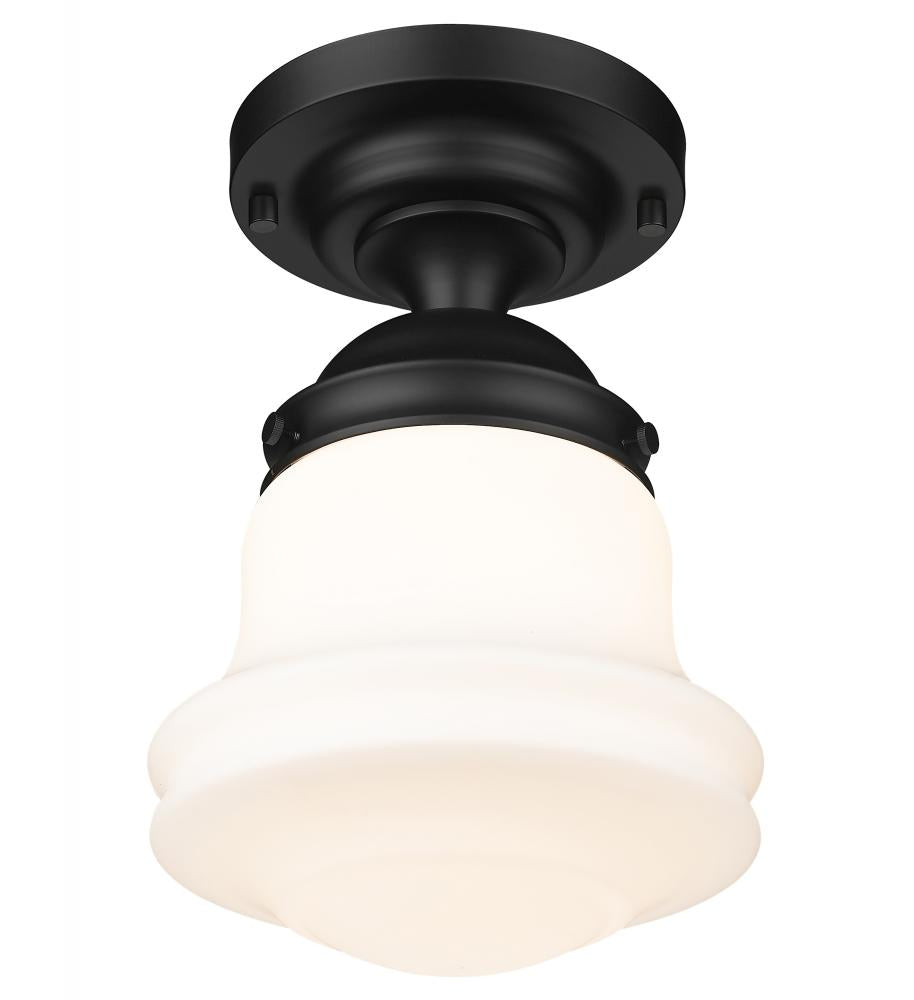 Z-Lite Lighting 735F10-MB Flush Mount Americana - Black