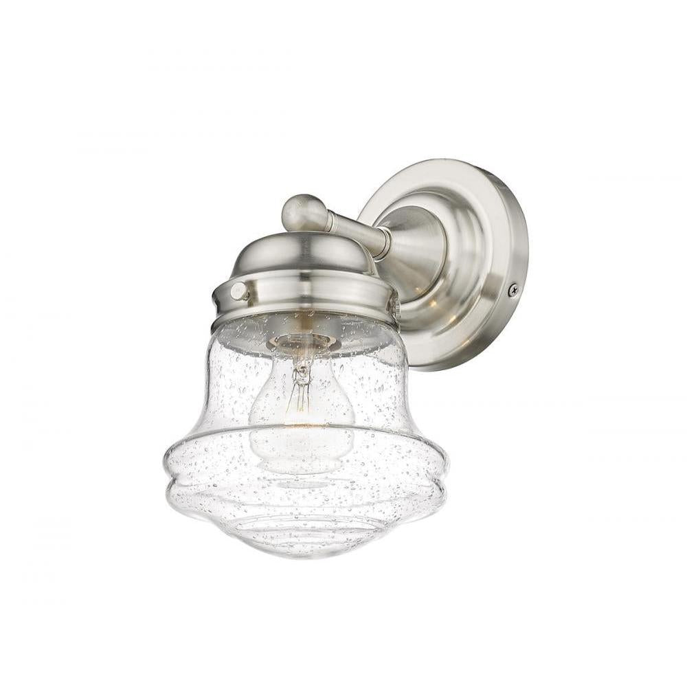 1 Light Wall Sconce-Clear Seedy
