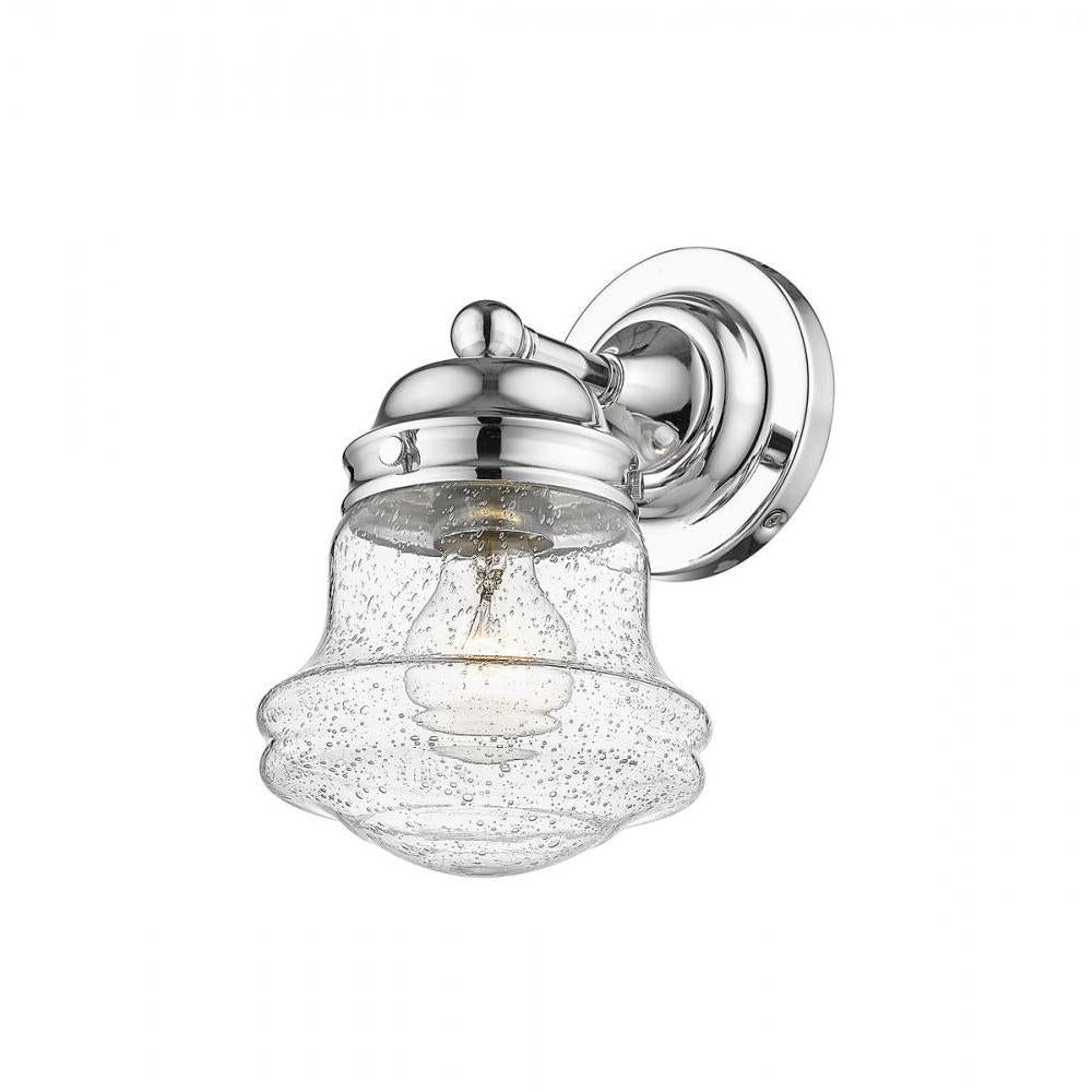 1 Light Wall Sconce-Clear Seedy