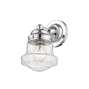 1 Light Wall Sconce-Clear Seedy