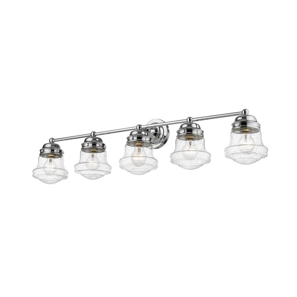5 Light Vanity-Clear Seedy