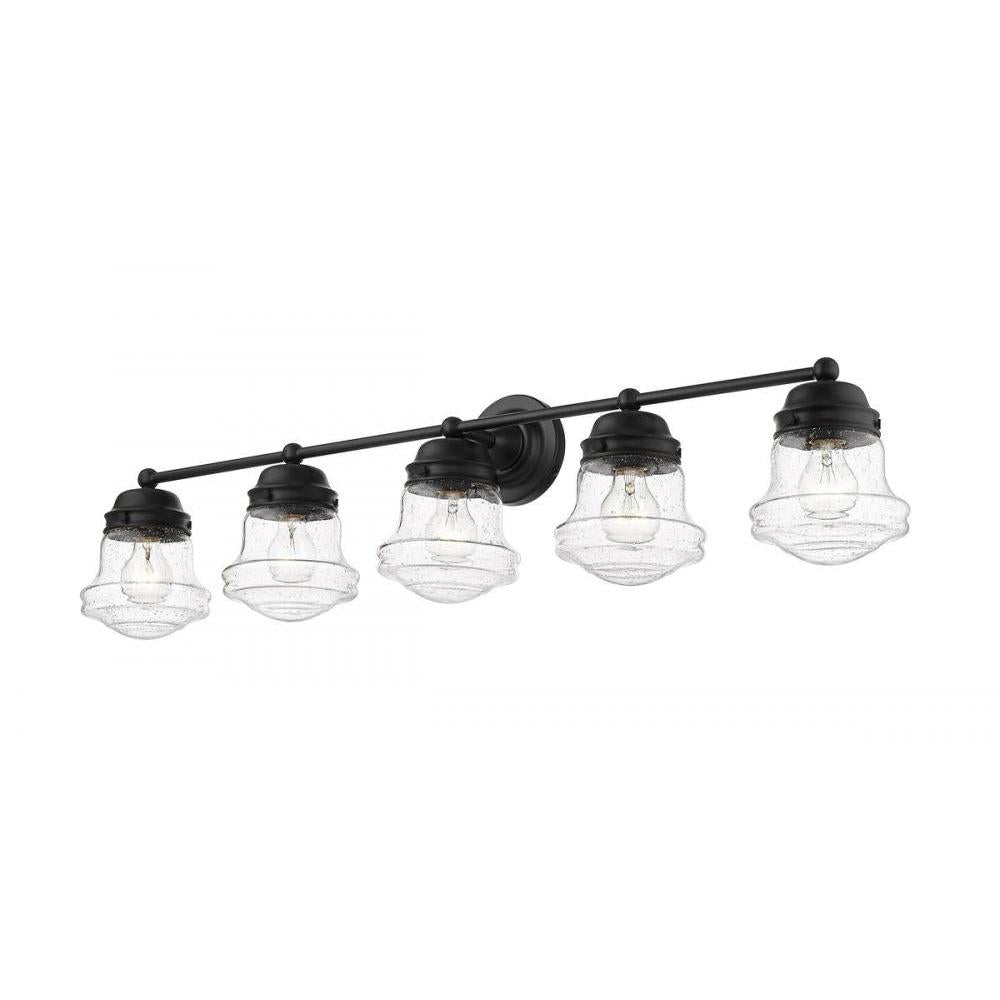5 Light Vanity-Clear Seedy