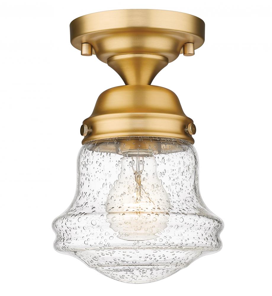 Z-Lite Lighting 736F1-HBR Flush Mount Americana - Brass