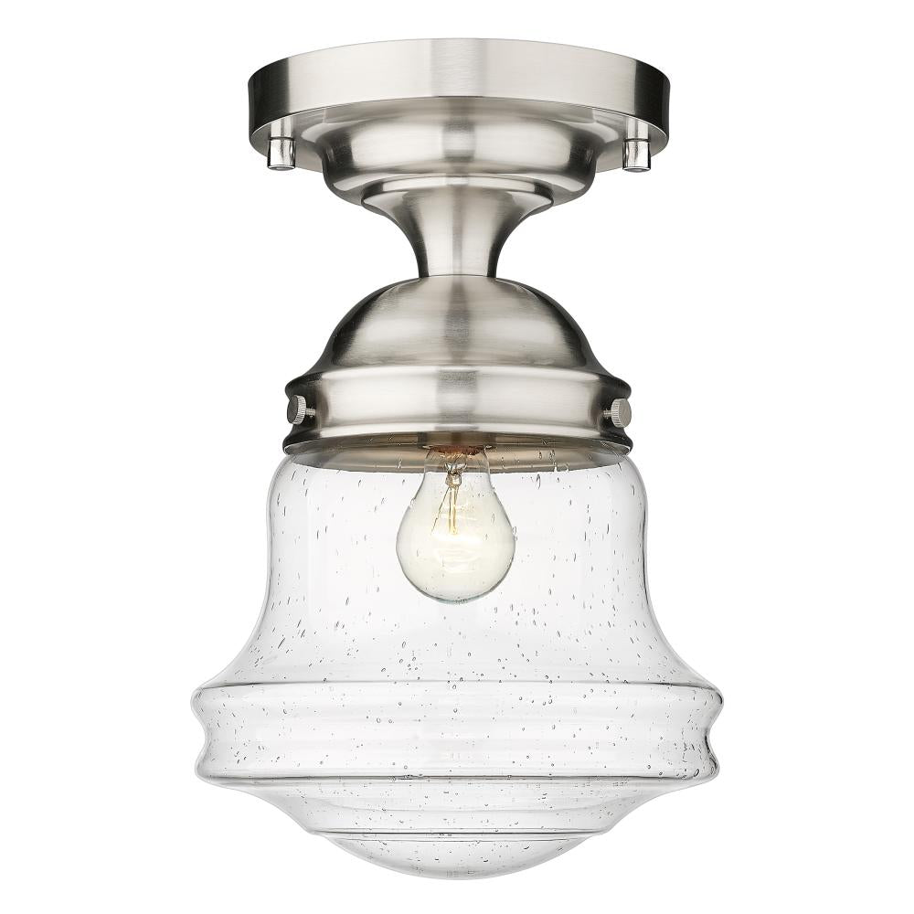 1 Light Flush Mount Light-Clear Seedy