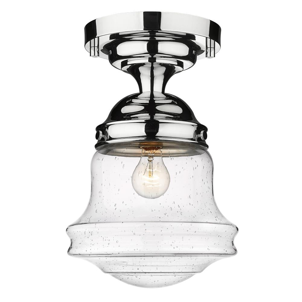 1 Light Flush Mount Light-Clear Seedy