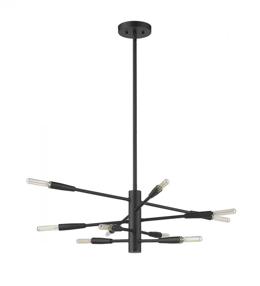 Z-Lite Lighting 737-10MB Chandelier Contemporary - Black