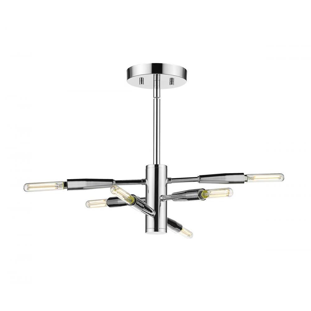 6 Light Semi Flush Mount Light