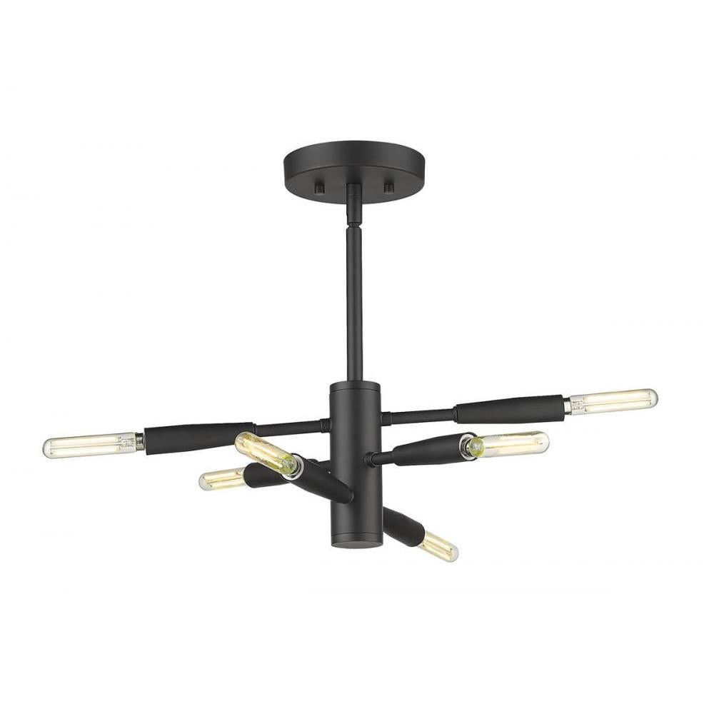 6 Light Semi Flush Mount Light