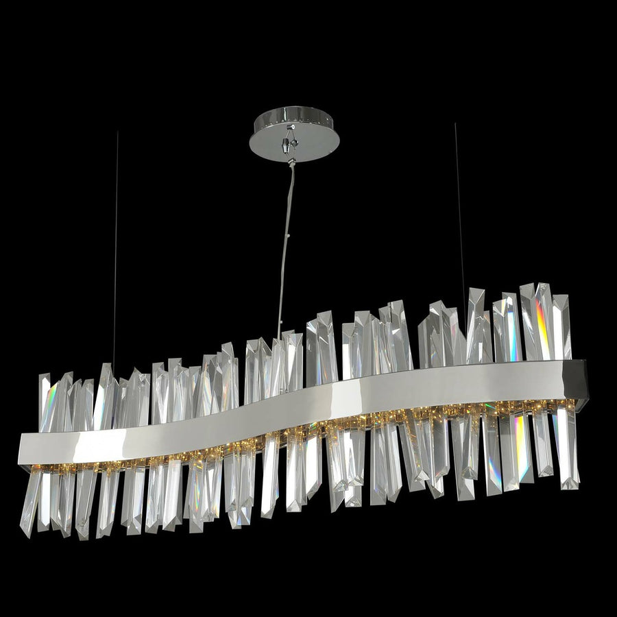 Glacier 42 Inch LED Wave Island
