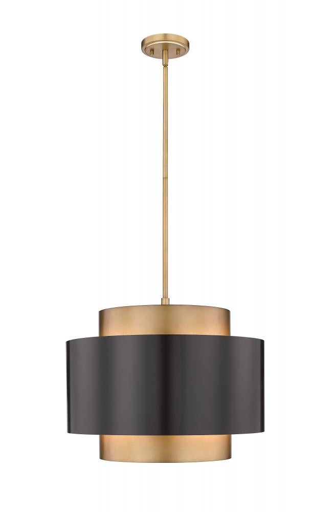 Z-Lite Lighting 739P24-BRZ-RB Chandelier Contemporary - Brass