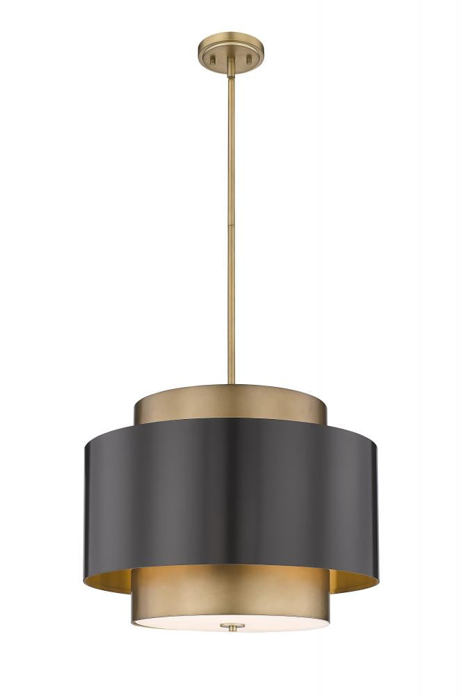 Z-Lite Lighting 739P24-BRZ-RB Chandelier Contemporary - Brass