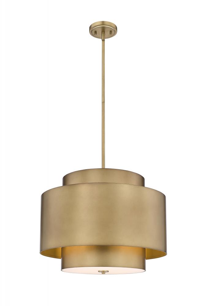 Z-Lite Lighting 739P24-RB Chandelier Contemporary - Brass